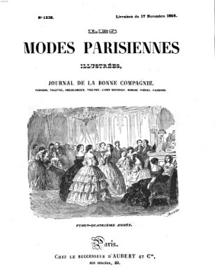 Les Modes parisiennes Samstag 17. November 1866