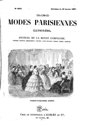 Les Modes parisiennes Samstag 19. Januar 1867