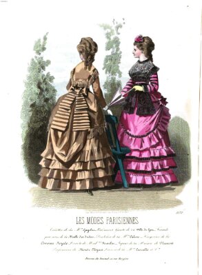 Les Modes parisiennes Samstag 12. Juni 1869