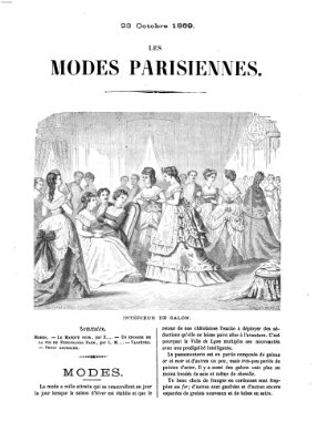 Les Modes parisiennes Samstag 23. Oktober 1869