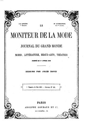 Le Moniteur de la mode Mittwoch 25. Mai 1853