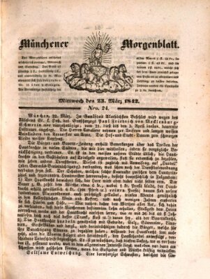 Münchener Morgenblatt Mittwoch 23. März 1842