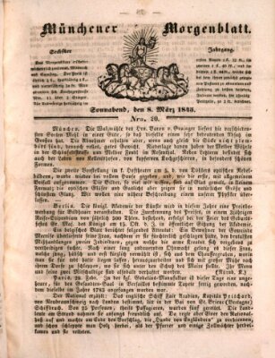 Münchener Morgenblatt Samstag 8. März 1845