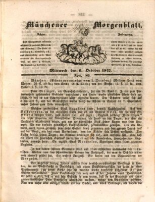Münchener Morgenblatt Mittwoch 6. Oktober 1847