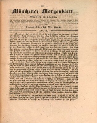 Münchener Morgenblatt Samstag 20. Mai 1848