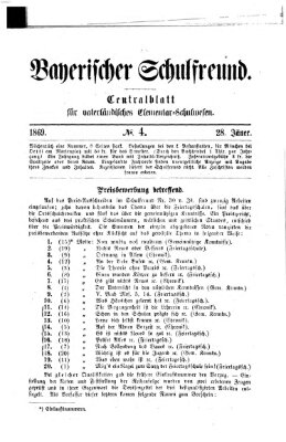 Bayerischer Schulfreund Donnerstag 28. Januar 1869