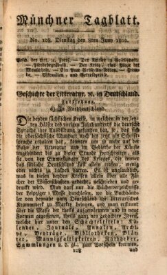 Münchener Tagblatt Dienstag 8. Juni 1802