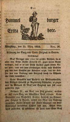Der Hammelburger Extrabote Samstag 29. März 1823
