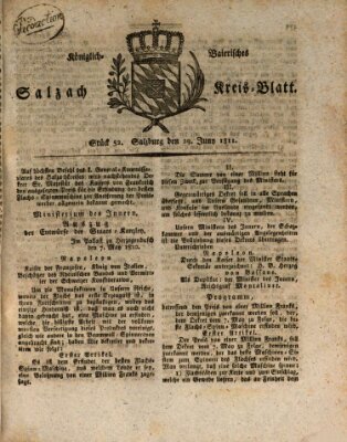 Königlich baierisches Salzach-Kreis-Blatt Samstag 29. Juni 1811