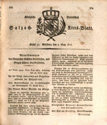 Königlich baierisches Salzach-Kreis-Blatt Montag 8. Mai 1815