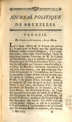 Mercure de France Mittwoch 5. Mai 1779