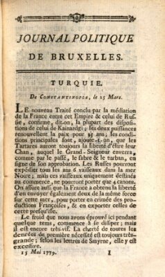 Mercure de France Samstag 15. Mai 1779