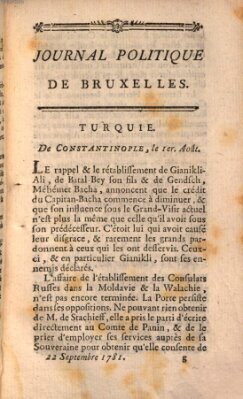 Mercure de France Samstag 22. September 1781