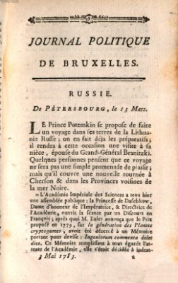 Mercure de France Samstag 3. Mai 1783