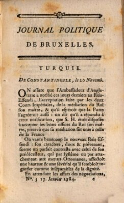 Mercure de France Samstag 17. Januar 1784