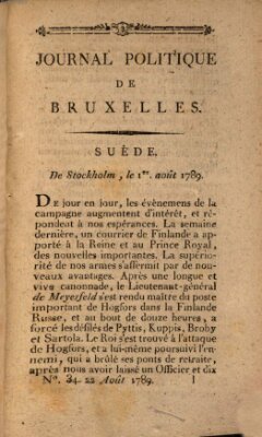 Mercure de France Samstag 22. August 1789