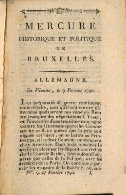 Mercure de France Samstag 27. Februar 1790