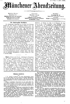 Münchener Abendzeitung Freitag 8. Juli 1864