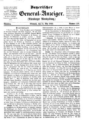 Bayerischer General-Anzeiger (Nürnberger Abendzeitung) Mittwoch 21. Mai 1862