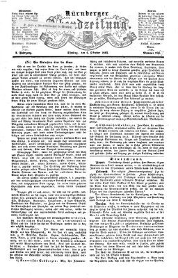 Nürnberger Abendzeitung Dienstag 6. Oktober 1863