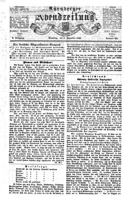 Nürnberger Abendzeitung Samstag 5. Dezember 1863