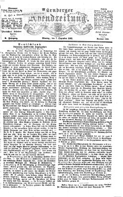 Nürnberger Abendzeitung Montag 7. Dezember 1863