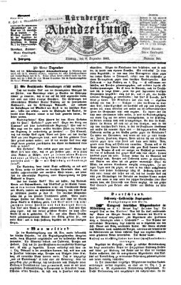 Nürnberger Abendzeitung Dienstag 8. Dezember 1863