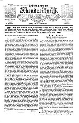 Nürnberger Abendzeitung Freitag 15. Januar 1864