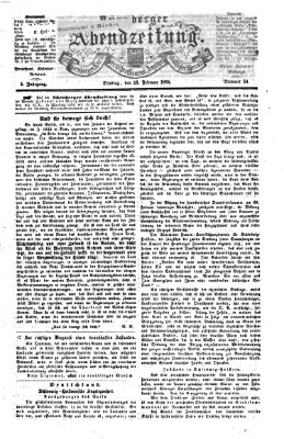 Nürnberger Abendzeitung Dienstag 23. Februar 1864