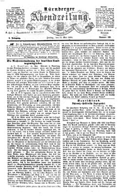 Nürnberger Abendzeitung Freitag 13. Mai 1864