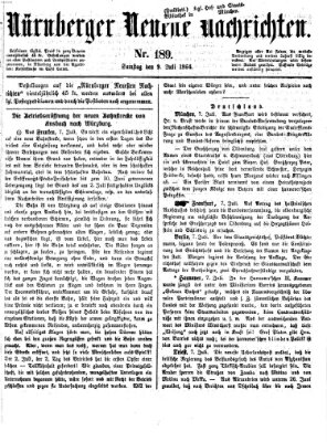 Nürnberger neueste Nachrichten Samstag 9. Juli 1864