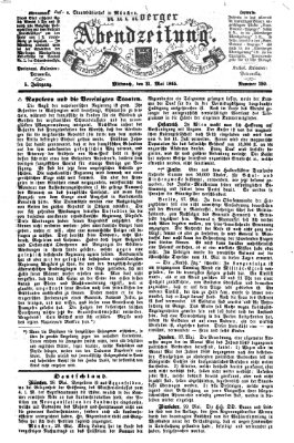Nürnberger Abendzeitung Mittwoch 31. Mai 1865
