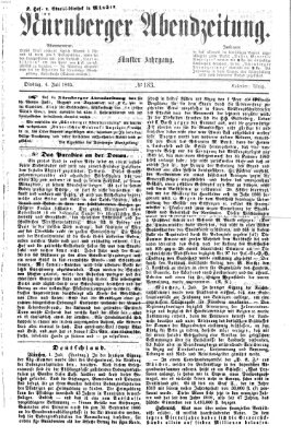Nürnberger Abendzeitung Dienstag 4. Juli 1865