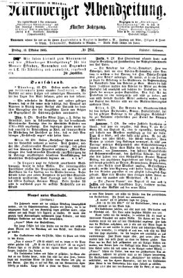 Nürnberger Abendzeitung Freitag 13. Oktober 1865