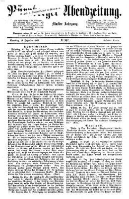 Nürnberger Abendzeitung Samstag 16. Dezember 1865