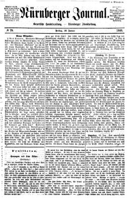 Nürnberger Journal (Nürnberger Abendzeitung) Freitag 26. Januar 1866