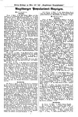 Augsburger Anzeigeblatt Montag 20. Mai 1861
