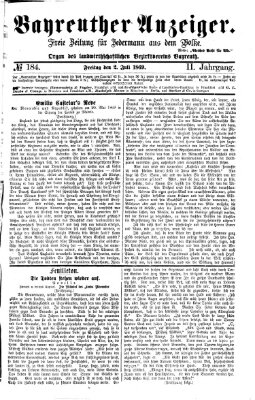 Bayreuther Anzeiger Freitag 2. Juli 1869