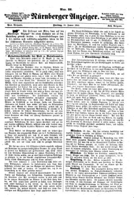 Nürnberger Anzeiger Freitag 30. Januar 1863
