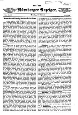 Nürnberger Anzeiger Montag 18. Mai 1863