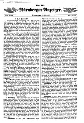 Nürnberger Anzeiger Donnerstag 28. Mai 1863