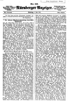 Nürnberger Anzeiger Dienstag 9. Juni 1863