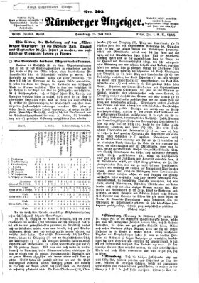 Nürnberger Anzeiger Samstag 25. Juli 1863