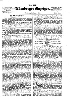 Nürnberger Anzeiger Sonntag 20. Dezember 1863