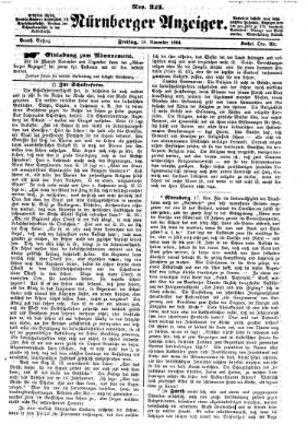 Nürnberger Anzeiger Freitag 18. November 1864