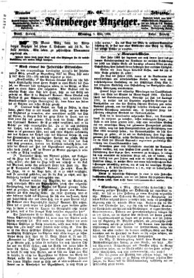 Nürnberger Anzeiger Montag 5. März 1866