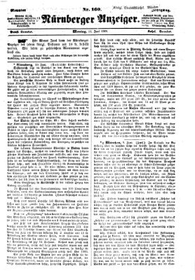 Nürnberger Anzeiger Montag 11. Juni 1866
