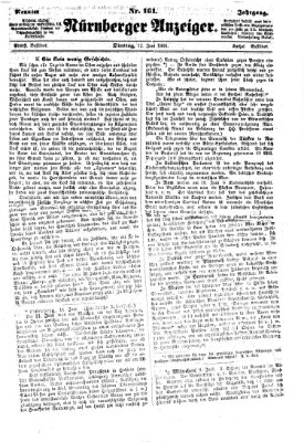Nürnberger Anzeiger Dienstag 12. Juni 1866