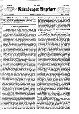 Nürnberger Anzeiger Freitag 6. Dezember 1867