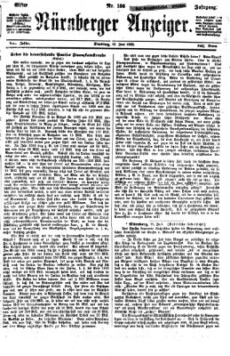 Nürnberger Anzeiger Dienstag 16. Juni 1868